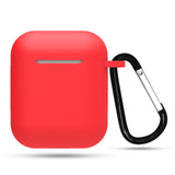 Silicone airpods case cover with Keychain for Apple airpods Protector case .